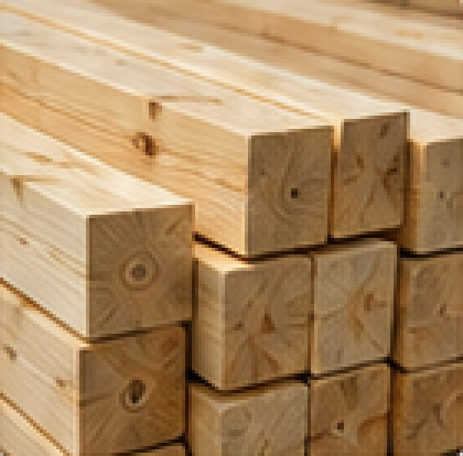 Stacked structural timber framing