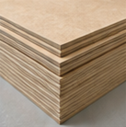 Stacked timber sheet products