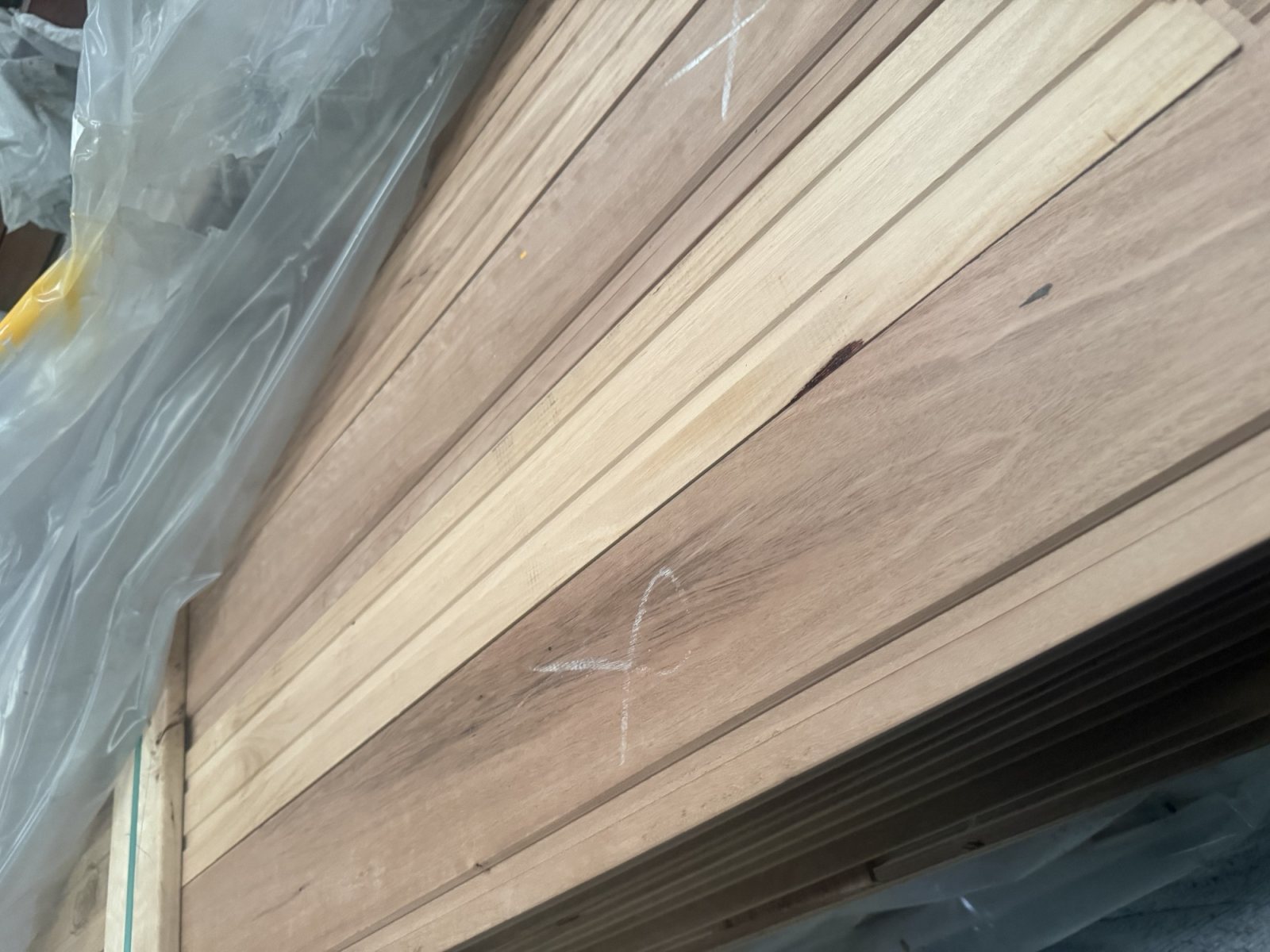 Blackbutt 122x19 Shiplap cladding