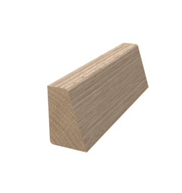 15x10mm Tasmanian Oak Beveled Glass Bead