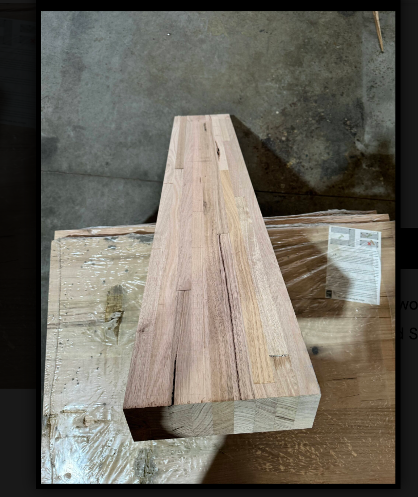 View 2 of 290x70mm Tasmanian Oak Stair Tread