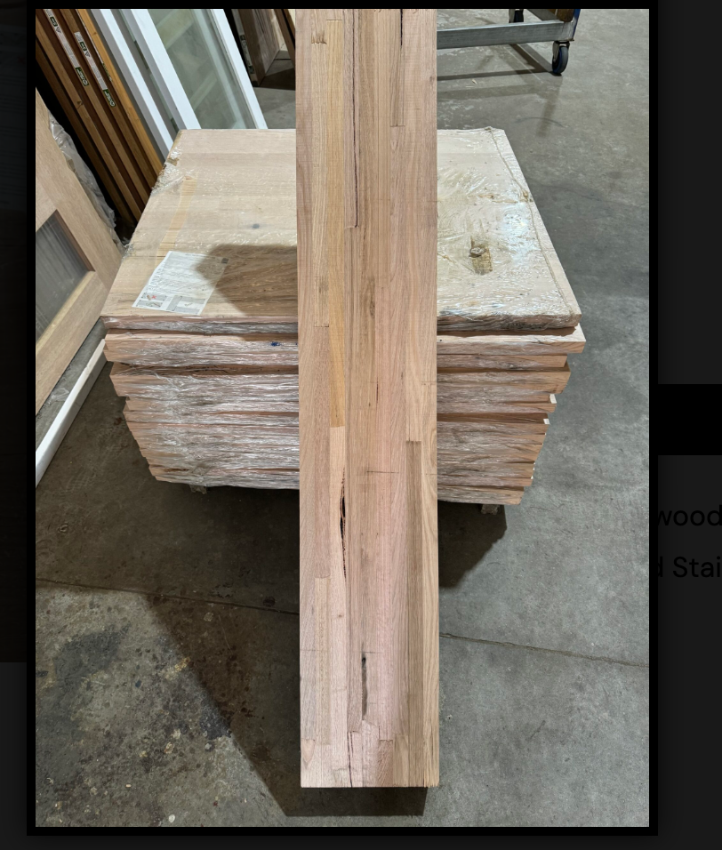 290x70mm Tasmanian Oak Stair Tread