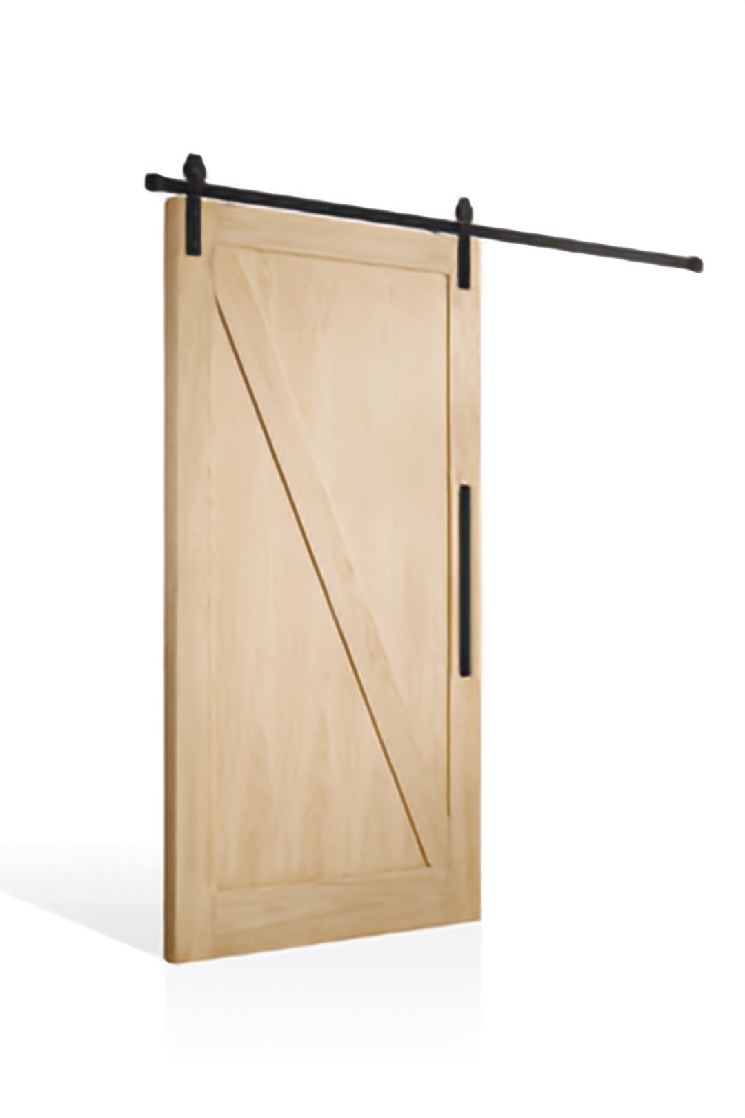 Corinthian Moda Barn AWOBD 4 White Oak Veneer Barn Door