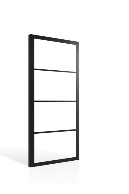 Corinthian Manhattan BHAT 10G Black Primed Glazed Interior Door