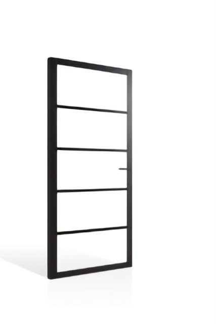Corinthian Manhattan BHAT 12G Black Primed Glazed Interior Door