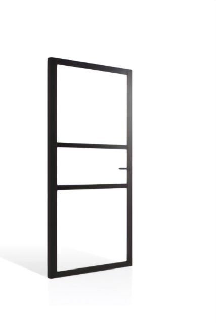Corinthian Manhattan BHAT 5G Black Primed Glazed Interior Door