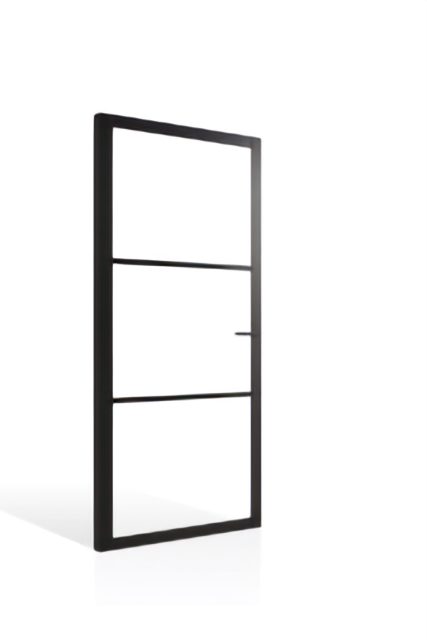 Corinthian Manhattan BHAT 6G Black Primed Glazed Interior Door