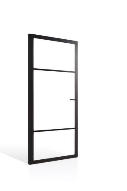 Corinthian Manhattan BHAT 8G Black Primed Glazed Interior Door