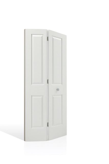 Corinthian Impressions STA BF Honeycomb Woodgrain Primed Bi-fold Door