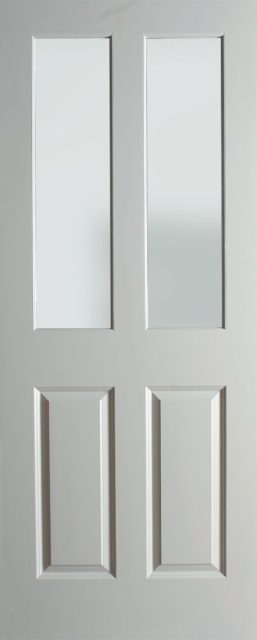 Hume Ascot Glazed ASC-G Smooth Moulded Panel Internal Door