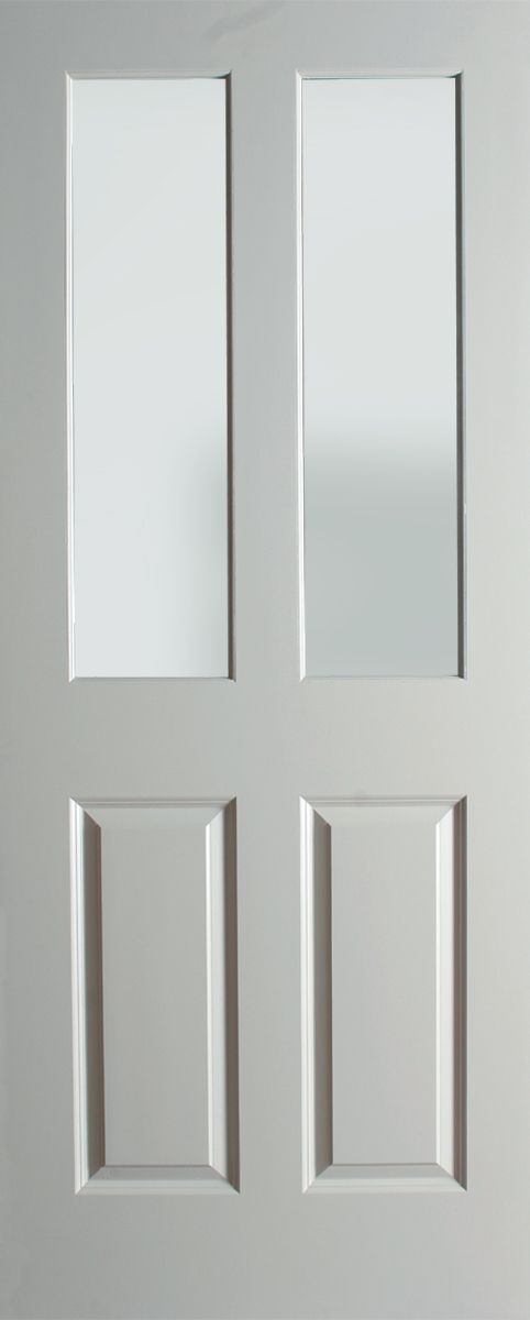 Hume Ascot Glazed ASC-G Smooth Moulded Panel Internal Door